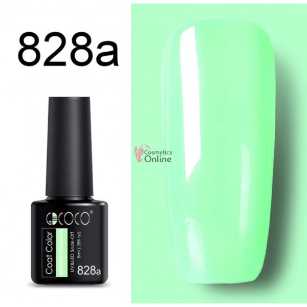 Oja Semipermanenta GDCOCO UV / LED de 8ml Cod 828a Spring Green